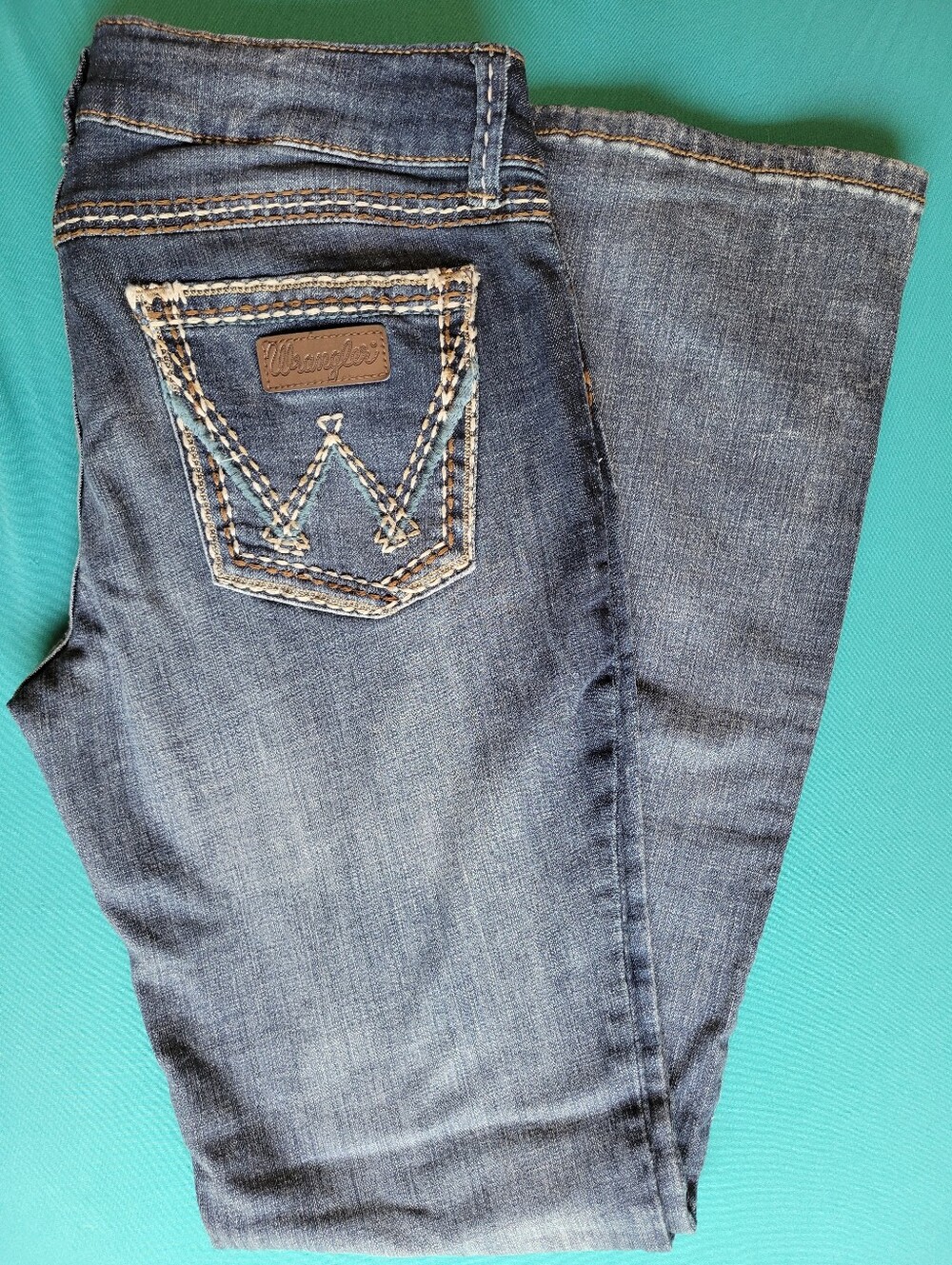 Wrangler Retro Sadie Bootcut Medium Wash Jeans Size 13/14 x34L